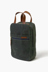 Hunter Green Waxed Canvas Heritage Golf Shoe Bag